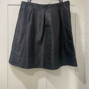 Black Party Midi Flare Skirt